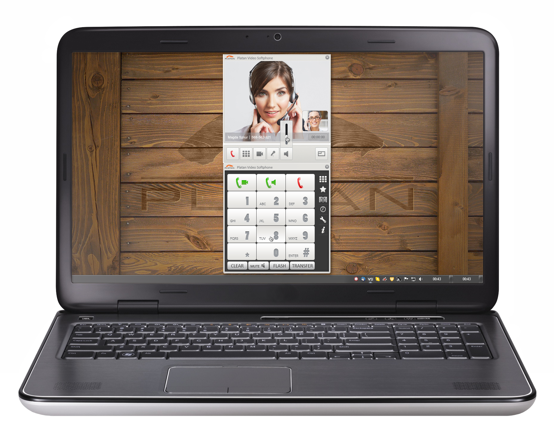 Platan Video Softphone - это приложение для видеоразговоров